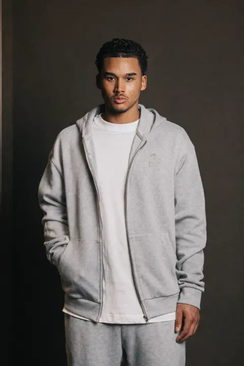 Hoodie met rits