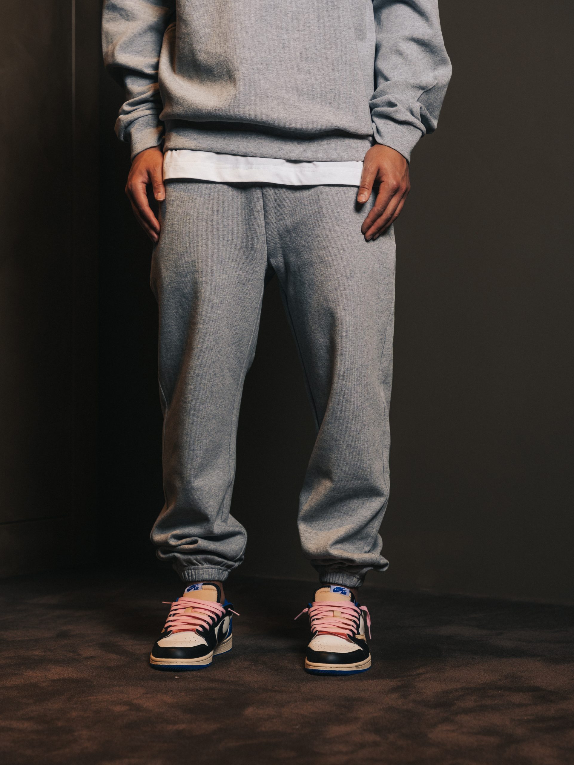 Pants elastic Gris Lumiere