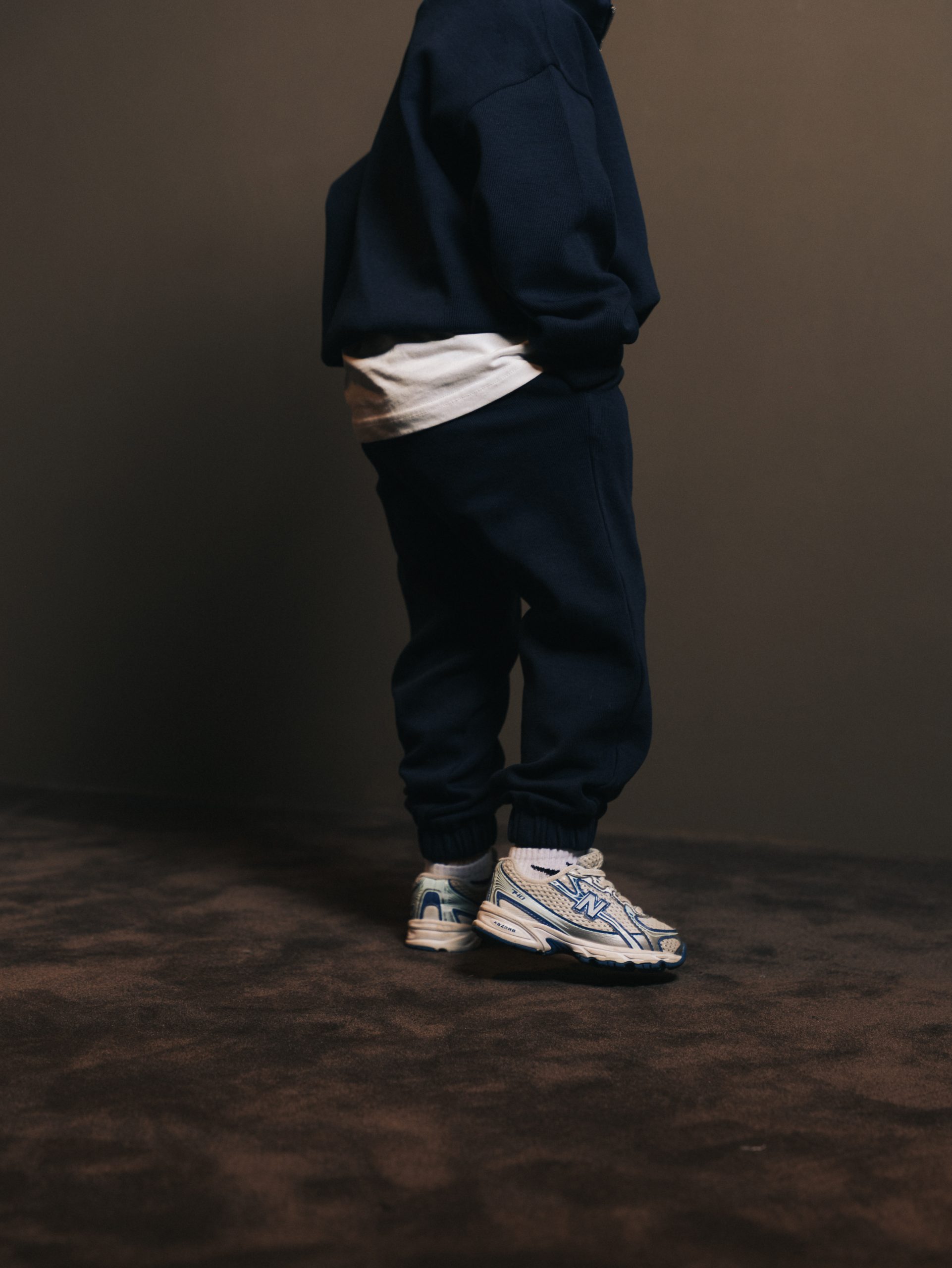 Pants elastic Bleu Fonce