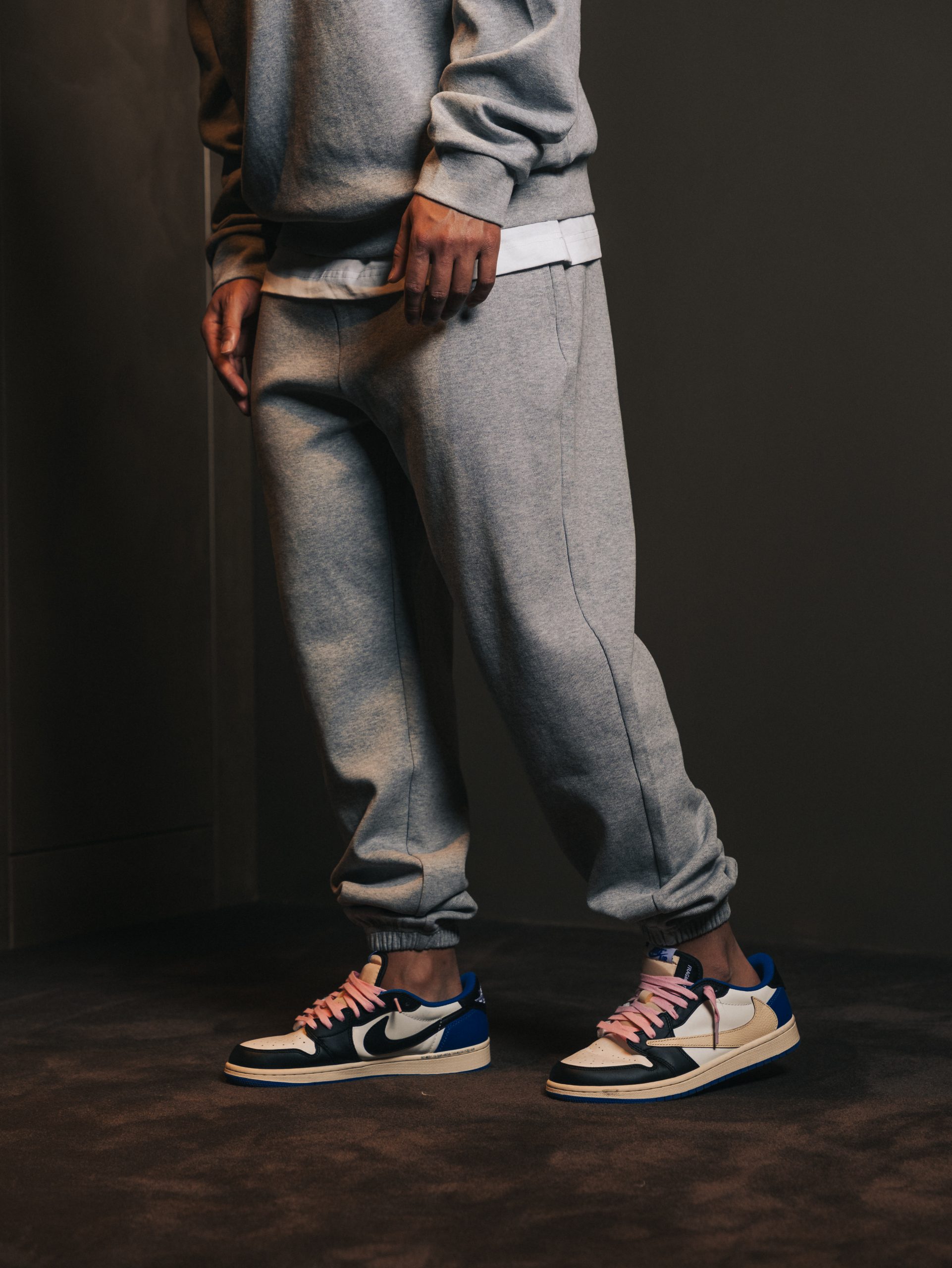 Pants elastic Gris Lumiere