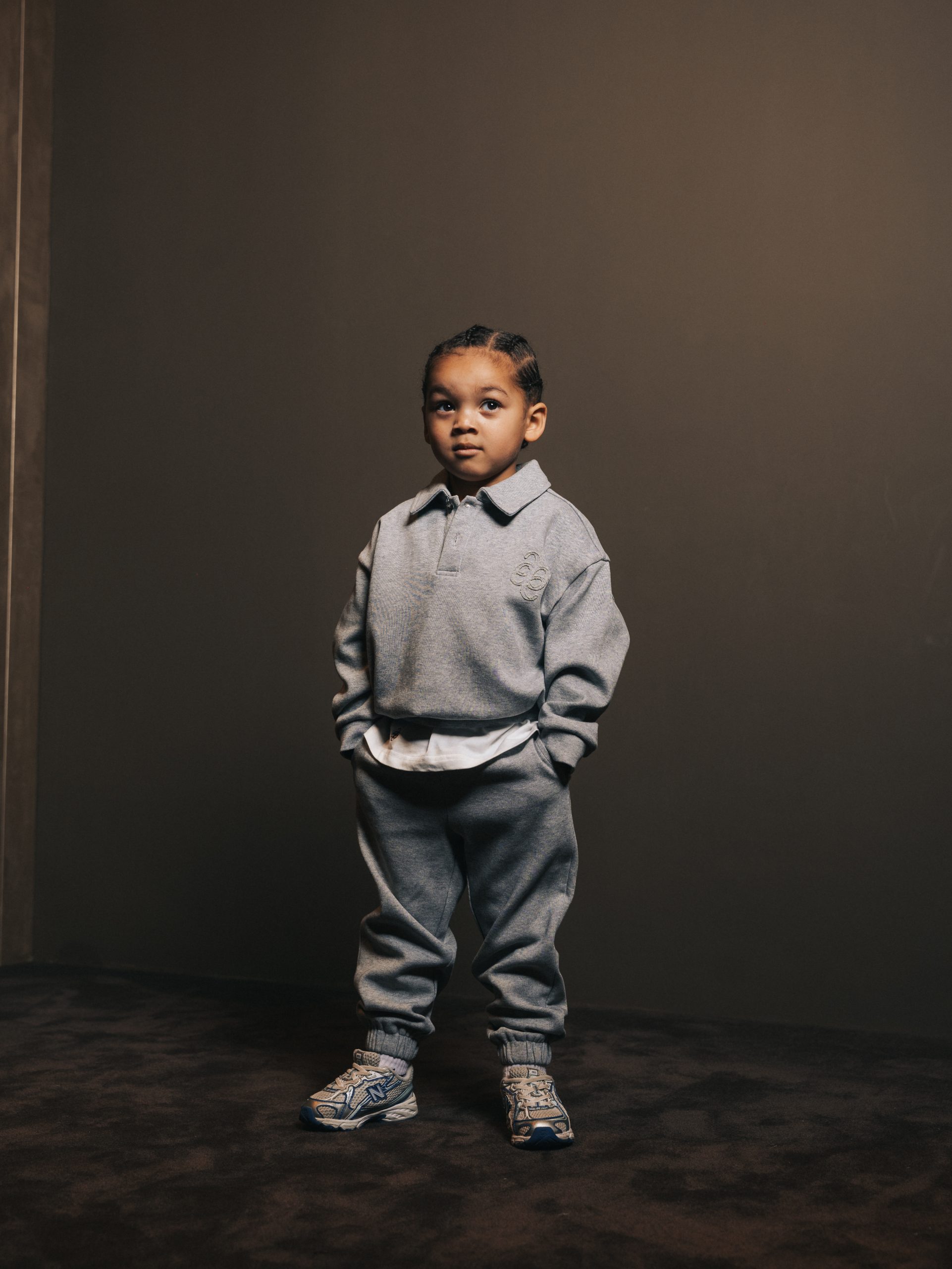 Pants Elastic Gris Lumiere