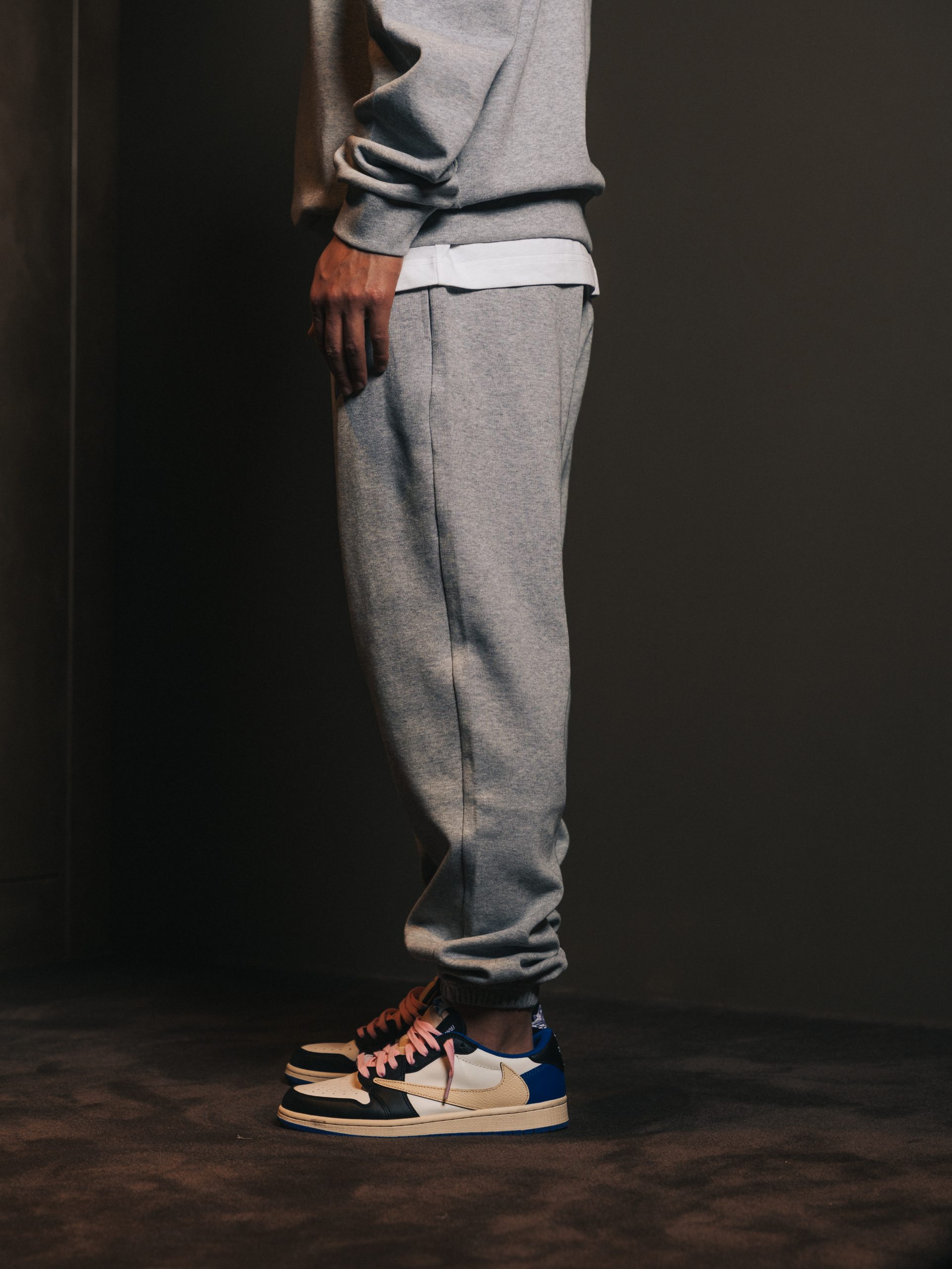 Pants elastic Gris Lumiere
