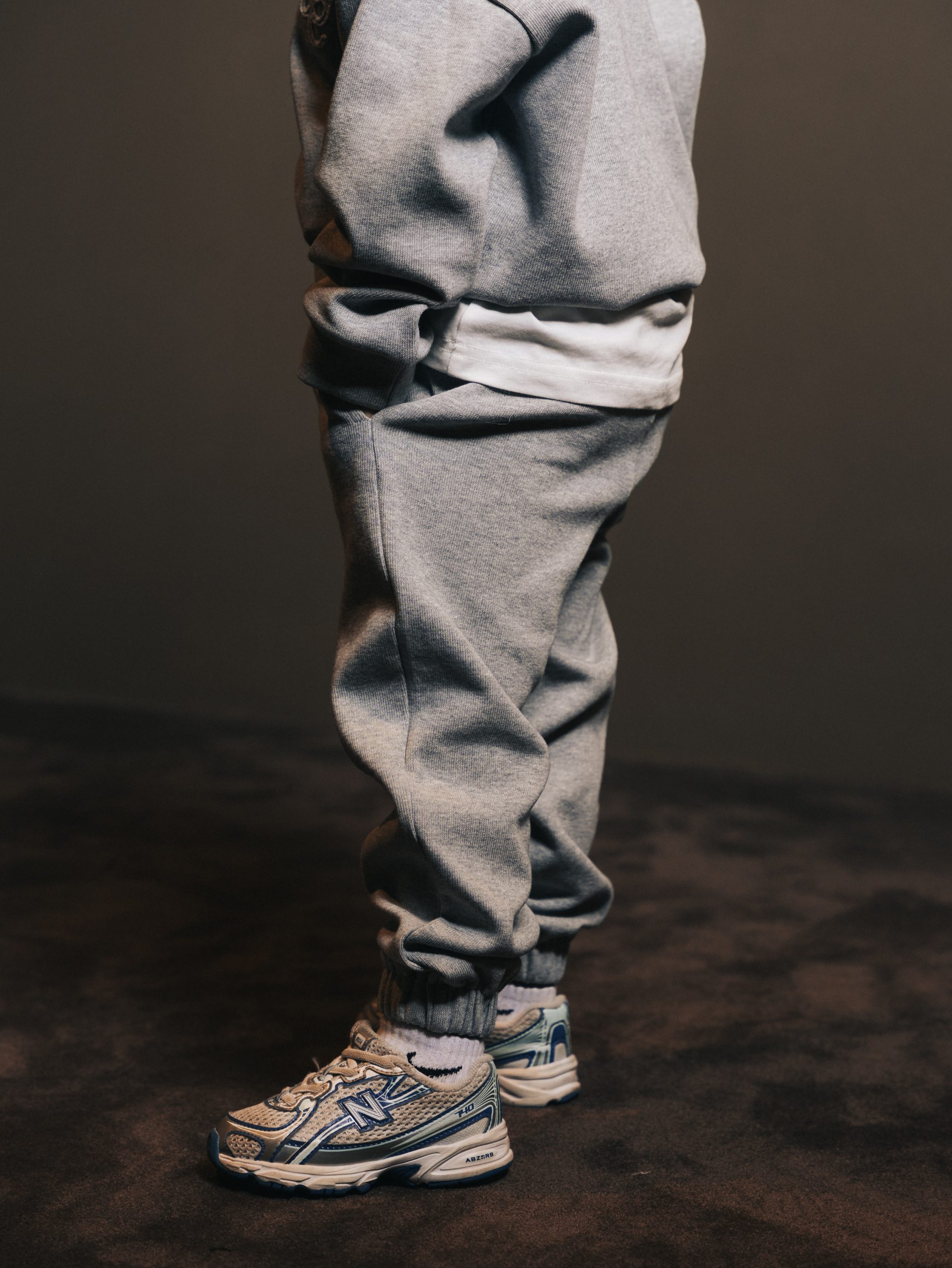 Pants Elastic Gris Lumiere